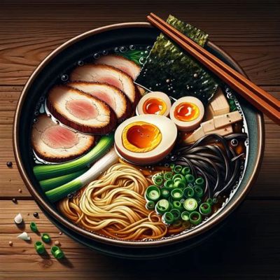  Hakata Ramen:  Lezzetli bir kemik suyu ve ince bir erişte buluşması!