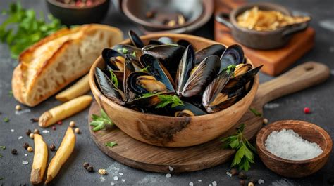  Moules Marinières: A Symphony of Salty Sea Breezes and Earthy Garlic Aromas Exploding on Your Palate!